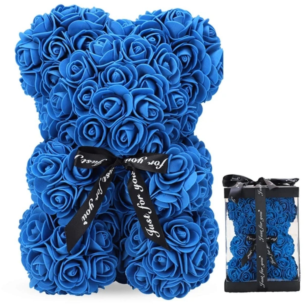 Valentine Gift - Decoration Rose Bear Artificial Flower With Box