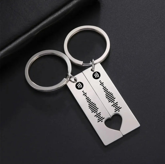 Personalized Spotify Custom  Keychain - Custom Song Name